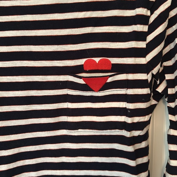 Current Elliot long sleeve striped top - Picture 2 of 7